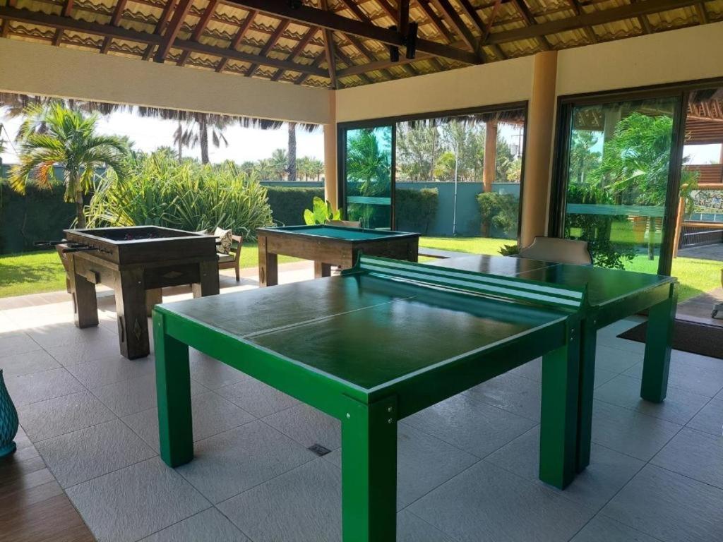 Paraiso Frente Mar!! 04 Pessoas-Pe Na Areia Vg Sun Cumbuco-Hidro, Sauna, Academia, Piscina,Cozinha Completa, Wifi, Parquinho Infantil 외부 사진
